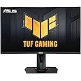 ASUS 27” 1080P TUF Gaming Curved HDR Monitor (VG27VQM) - Full HD, 240Hz, 1ms, Height Adjustable, Black