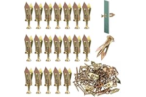 Mostantu 200Pcs Drywall Self Drilling Anchors with M4x30 Screws Kit, 100Pcs Zinc Plated Sheetrock Anchors and 100Pcs Expansio
