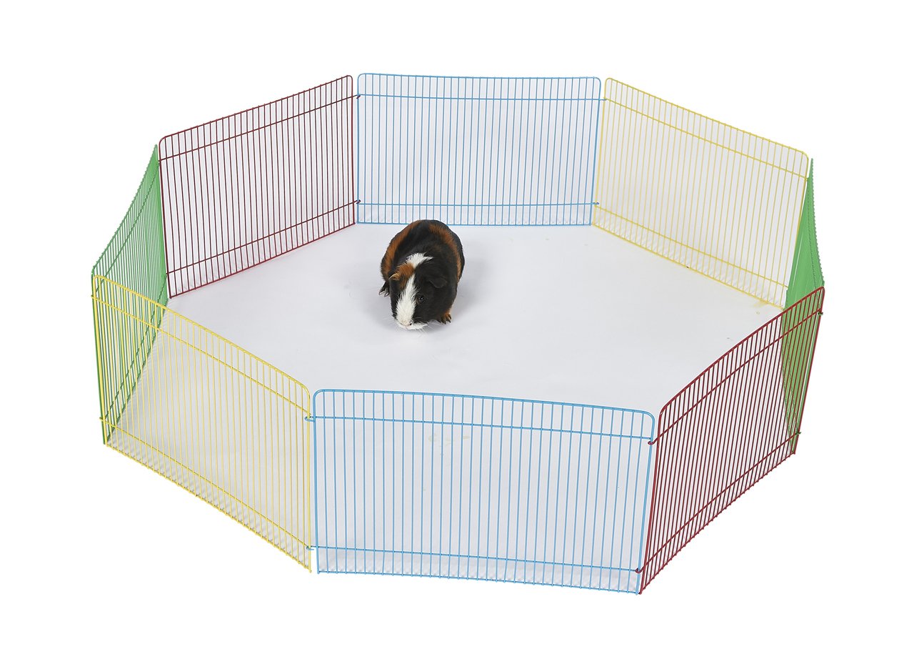 Pet Ting Play Pen Playpen for Hamster Guinea Pig Rabbit 34 x 23cm 8 Parts Pet
