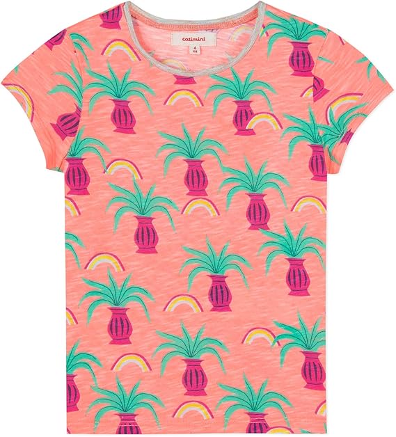 t shirt arancione bambina