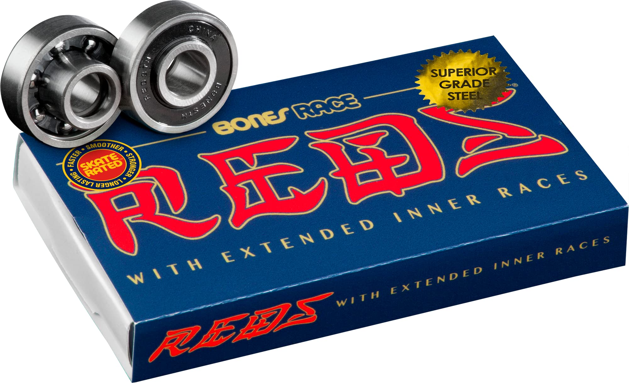 Bones Bearings (Set of 8) Red Race 608