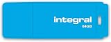 Integral 64GB Neon USB 2.0 Flash Drive 2-Pack Blue Yellow view 2