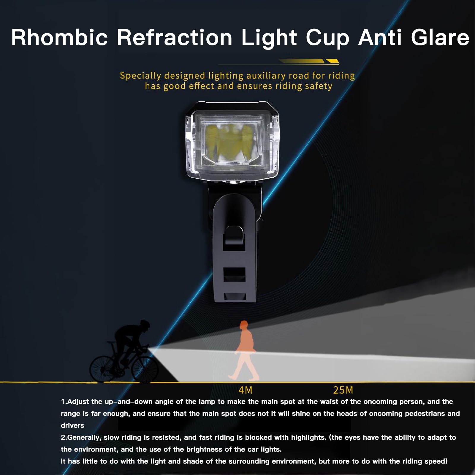 Fahrradlicht Set Fahrradlicht 5 Helligkeitsstufen Fahrradbeleuchtung Fahrrad Reflektoren Aufladbar USB C Fahrrad Zubehör IPX5 Wasserdicht LED Frontlicht und Rücklicht Set für Nachtfahrten Im Freien