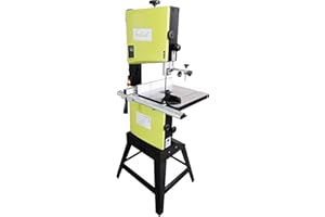 FORESTWEST 10719, 12-Inch Band Saw, 6.8 Amp 2-Speed Vertical Wood Bandsaw with Stand