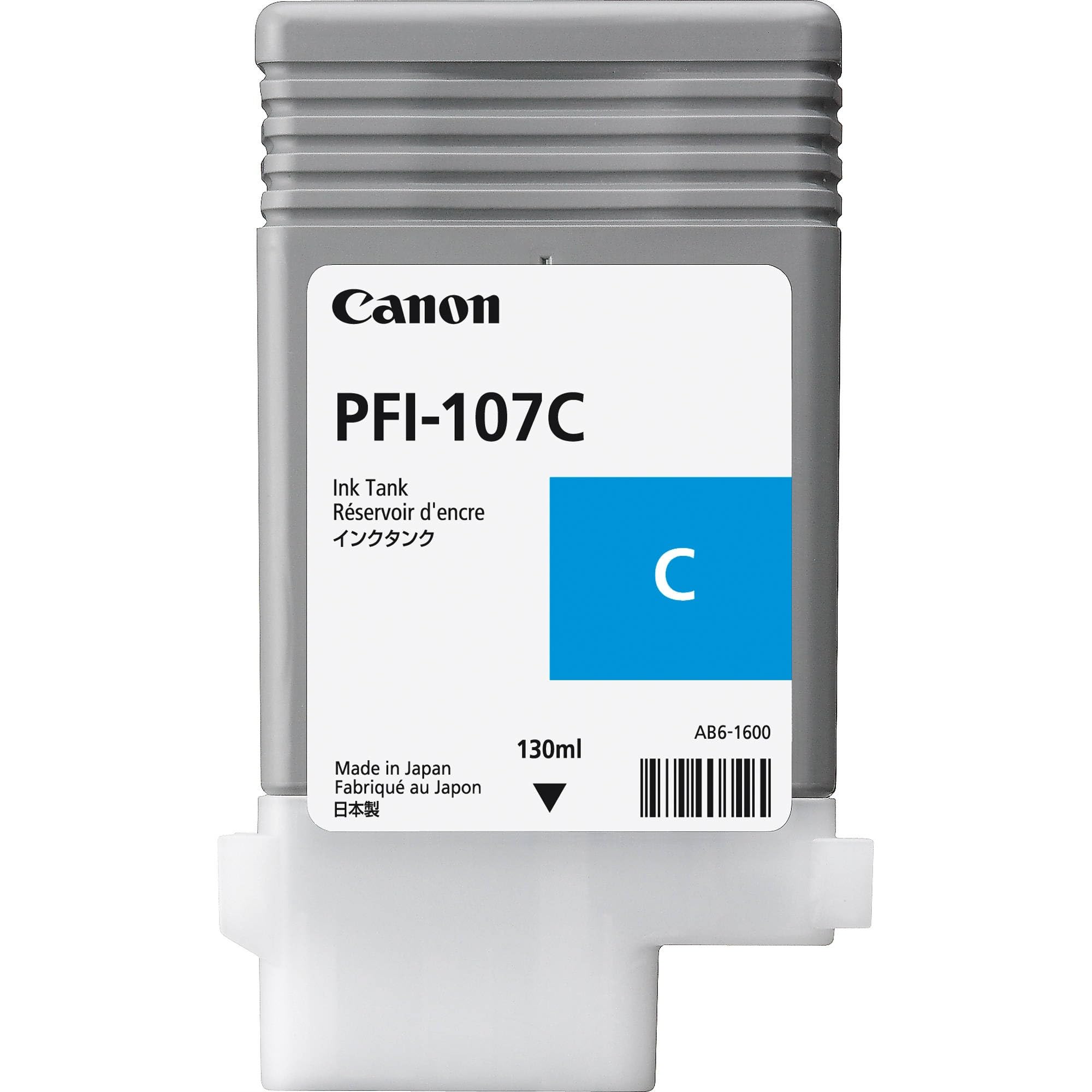 Canon 107 130 ml Ink Cartridge - Cyan