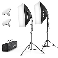 RALENO Softbox Lighting Kit, 20X28-Inch Softbox