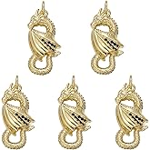 LEGENTLISUR 5Pcs Charms for Jewelry Making Gold Plated Charms Colorful Zirconia Brass Pendants for Earring Bracelet Necklace Jewelry Making