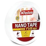 XFasten Reusable Double-Sided Nano Tape, 1-Inch x