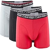 Calvin Klein Men`s Cotton Stretch Boxer Briefs 3 Pack