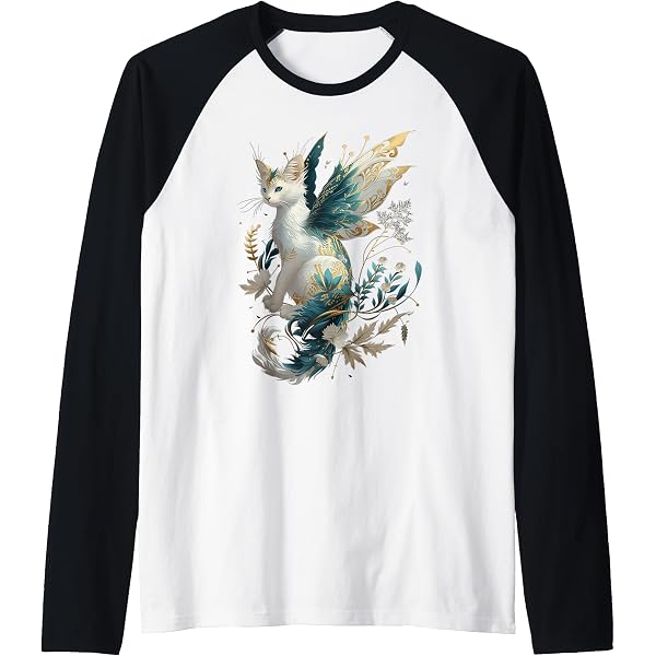 Majestic Cat Dragon Fairy Débardeur Blanc Et Bleu Sarcelle - Motif Fantastique Doré