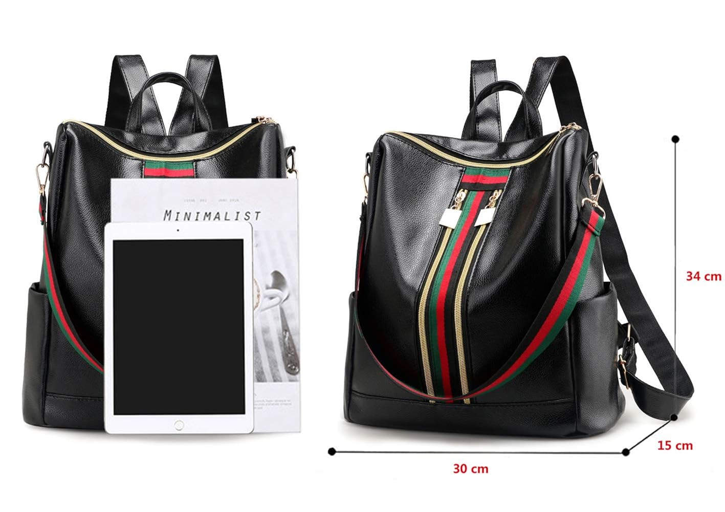 Borse a Scarpe e borse Zaino Donna Impermeabile Antifurto