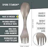 Light My Fire Göffel Titan Spork 3-in-1 Ultralight Titanium Cutlery view 2