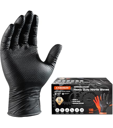 Amazon.com : 9 mil Nitrile Powder Free Gloves 50 Pc (XX-Large) by