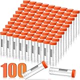 Xuhal 100 Pcs 50ml Self Standing Centrifuge Tubes