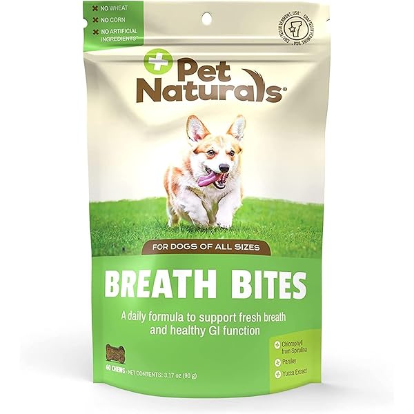 PET NATURALS BREATH BITES FOR DOGS – BREATH...