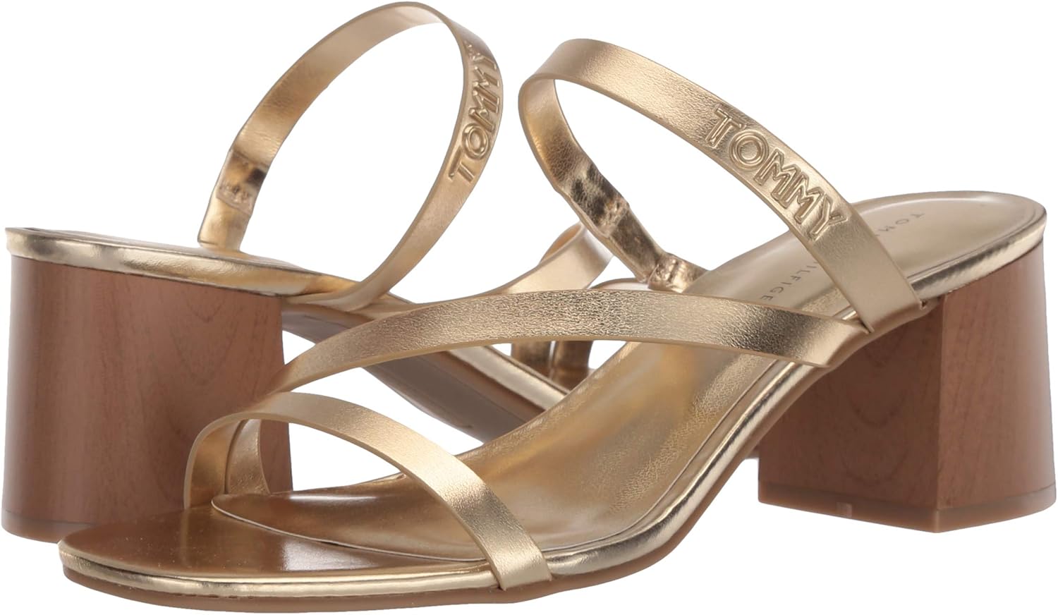 tommy hilfiger block heel sandals