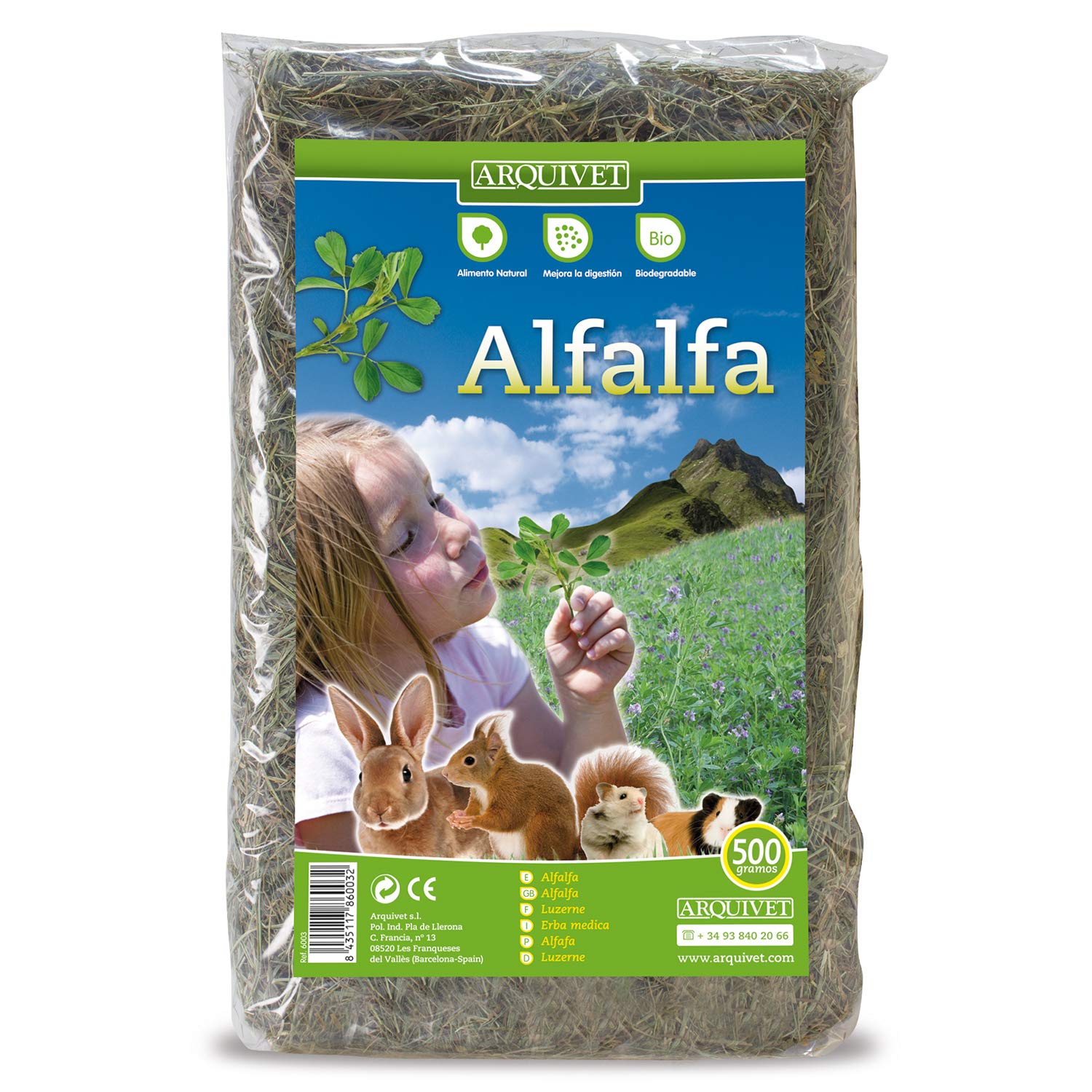 Arquivet 8435117860032 – Alfalfa 500 Grs