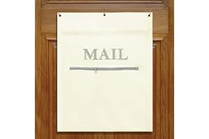 Mail Catcher for Mail Slots Letter Bag Post Efficient Organizer for Home Office and Garage Doors Basket Letter Cage Door Bag 