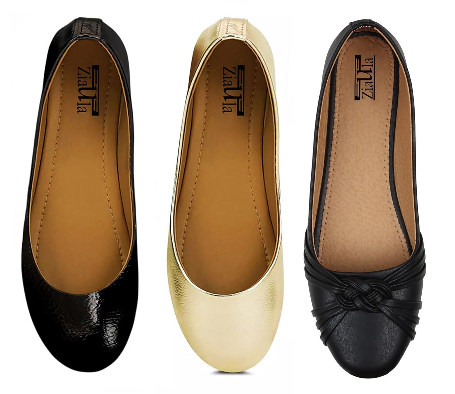 ziaula womens casual stylish bellies pack of 3