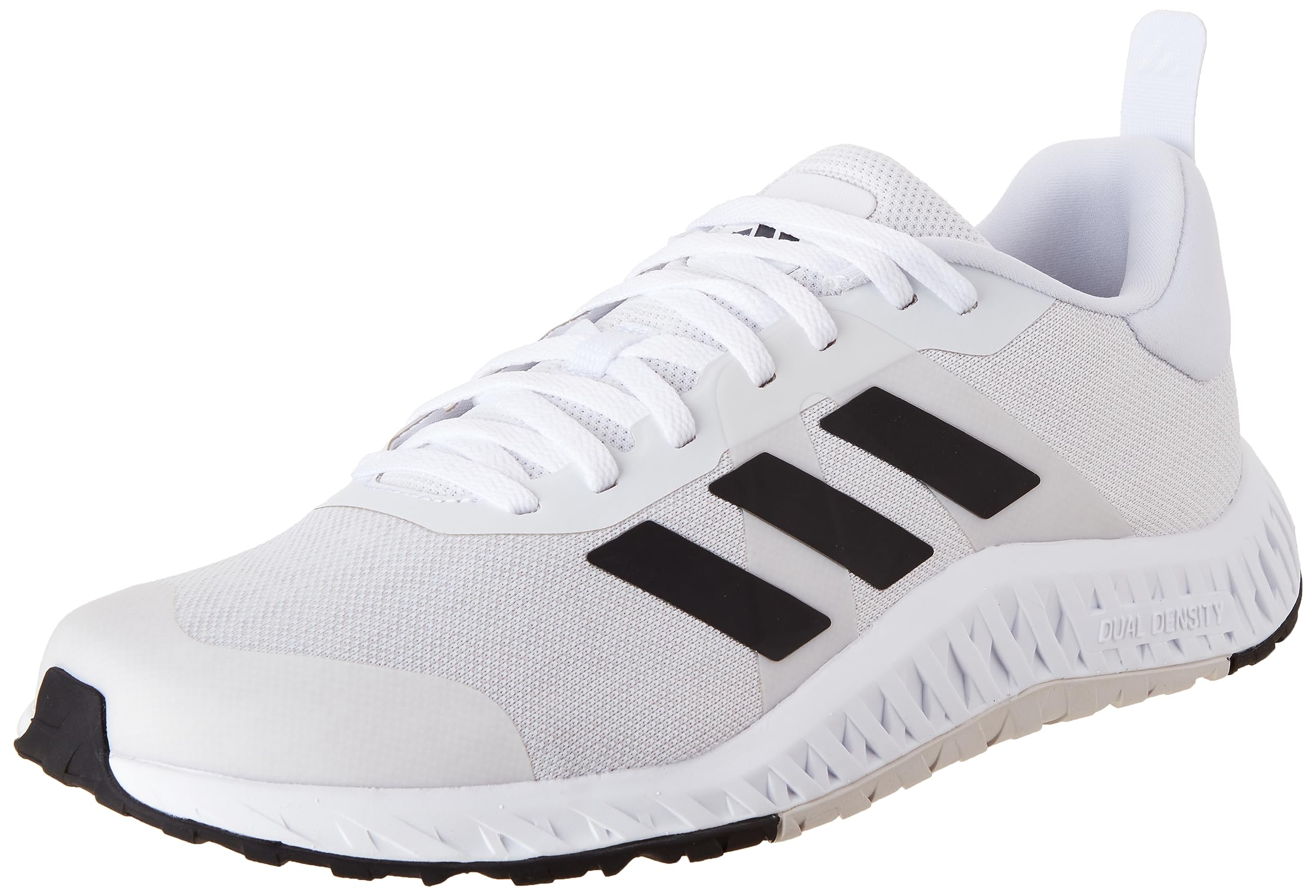 adidas Unisex Everyset Training Sneaker, White/Black/Grey, 15 Wide US Men