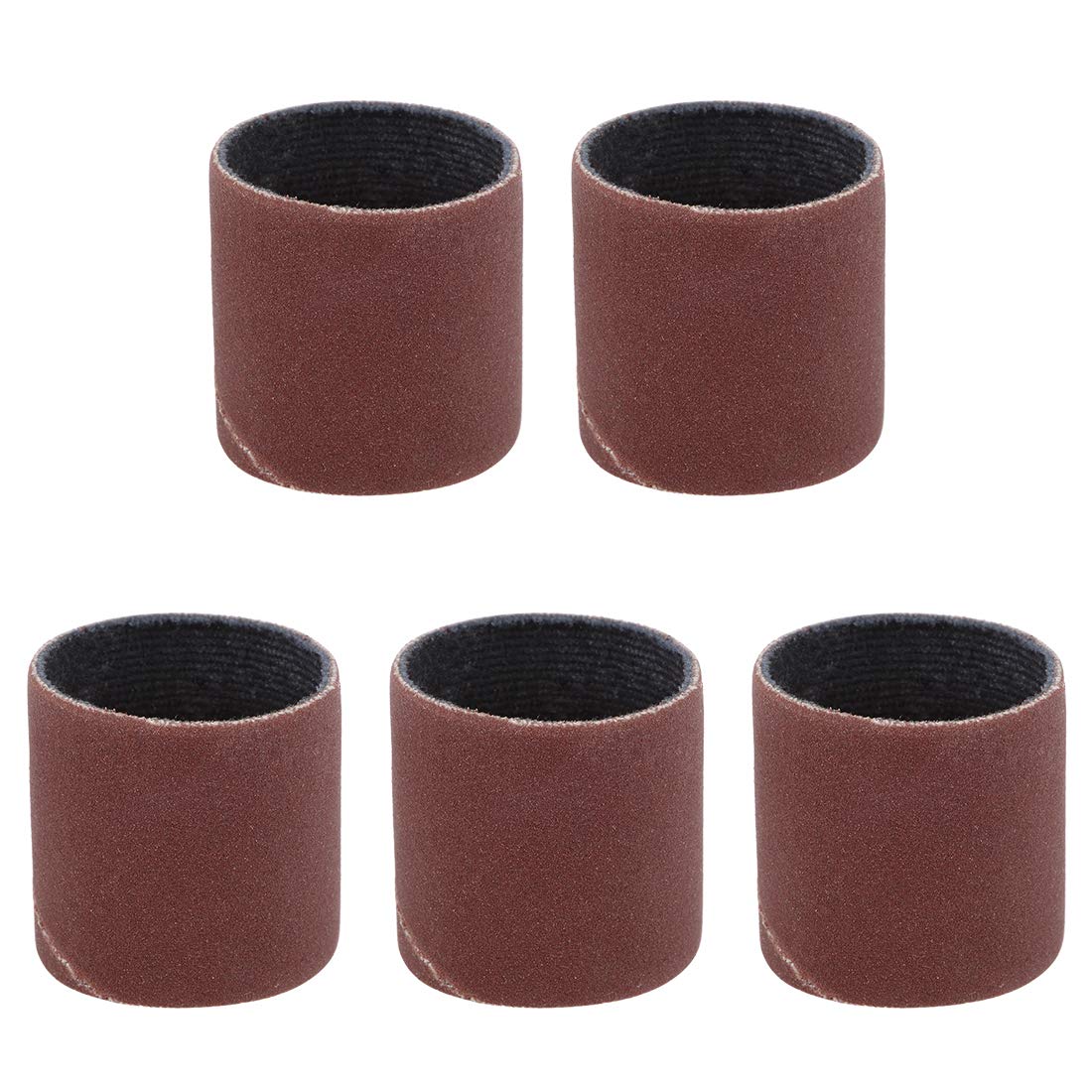 sourcing map 1 Inch x 1 Inch Sanding Sleeves 600 Grits Sandpapers Band Drums 5 Pcs