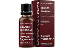 Mystic Moments | Orange Blossom Fragrance Oil - 10ml - Perfect for Soaps, Candles, Bath Bombs, Oil Burners, Diffusers and Ski