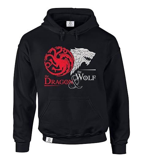 Game of Thrones - The Dragon & the Wolf - Targaryen & Stark - GoT Herren Hoodie - von SHIRT DEPARTMENT