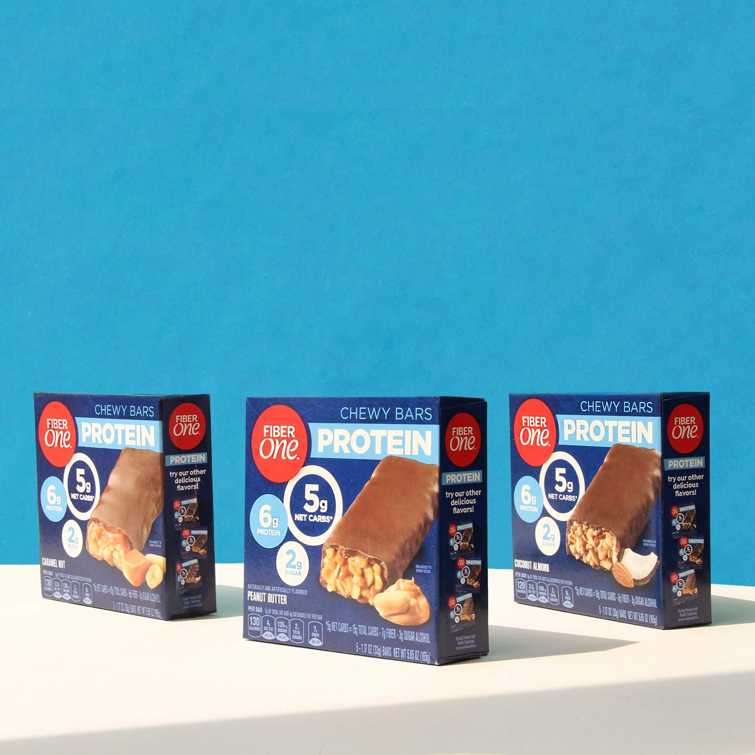 Fiber One Protein Bar, Coconut Almond, Chewy Bars, 6g Protein, Snacks