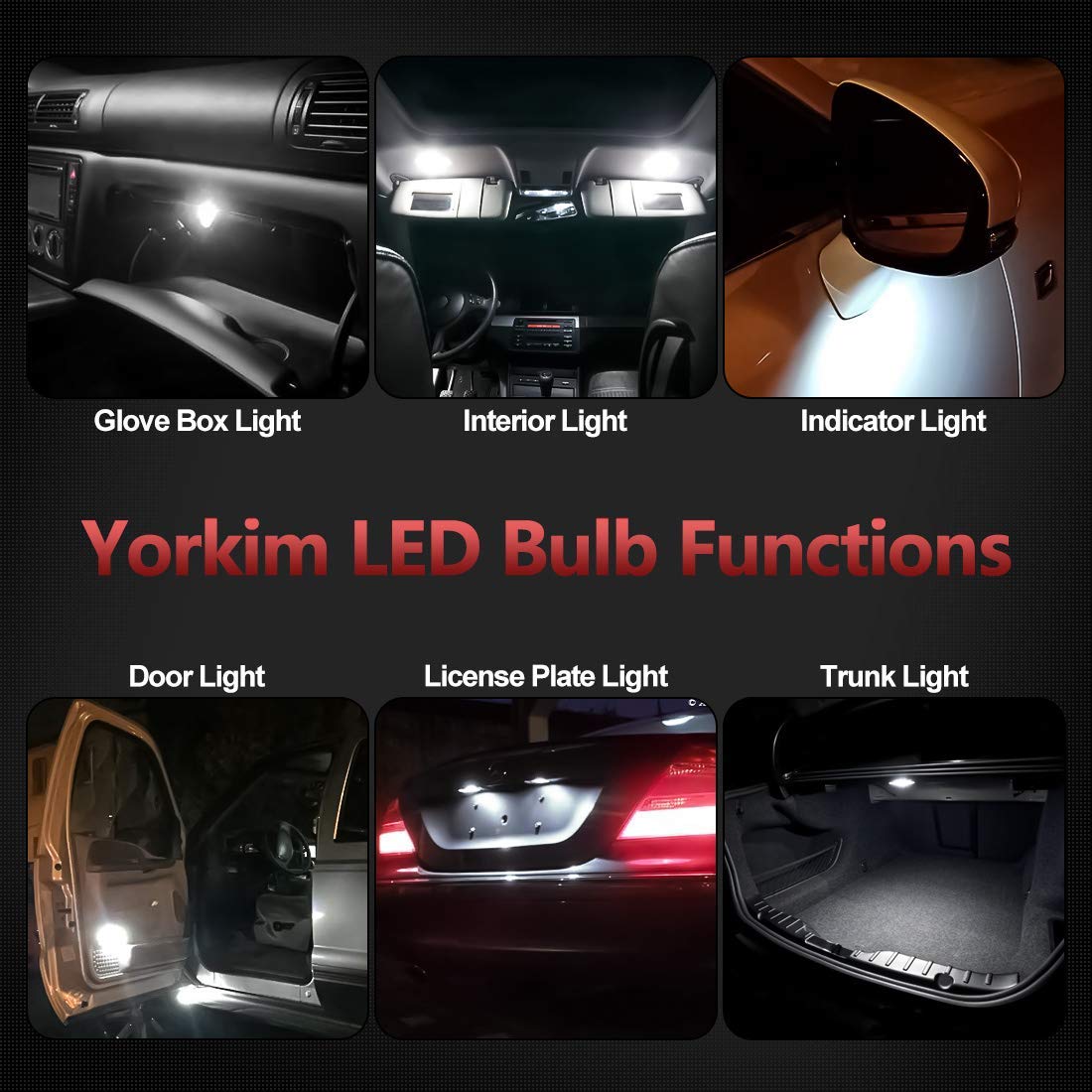 194 led license plate bulb