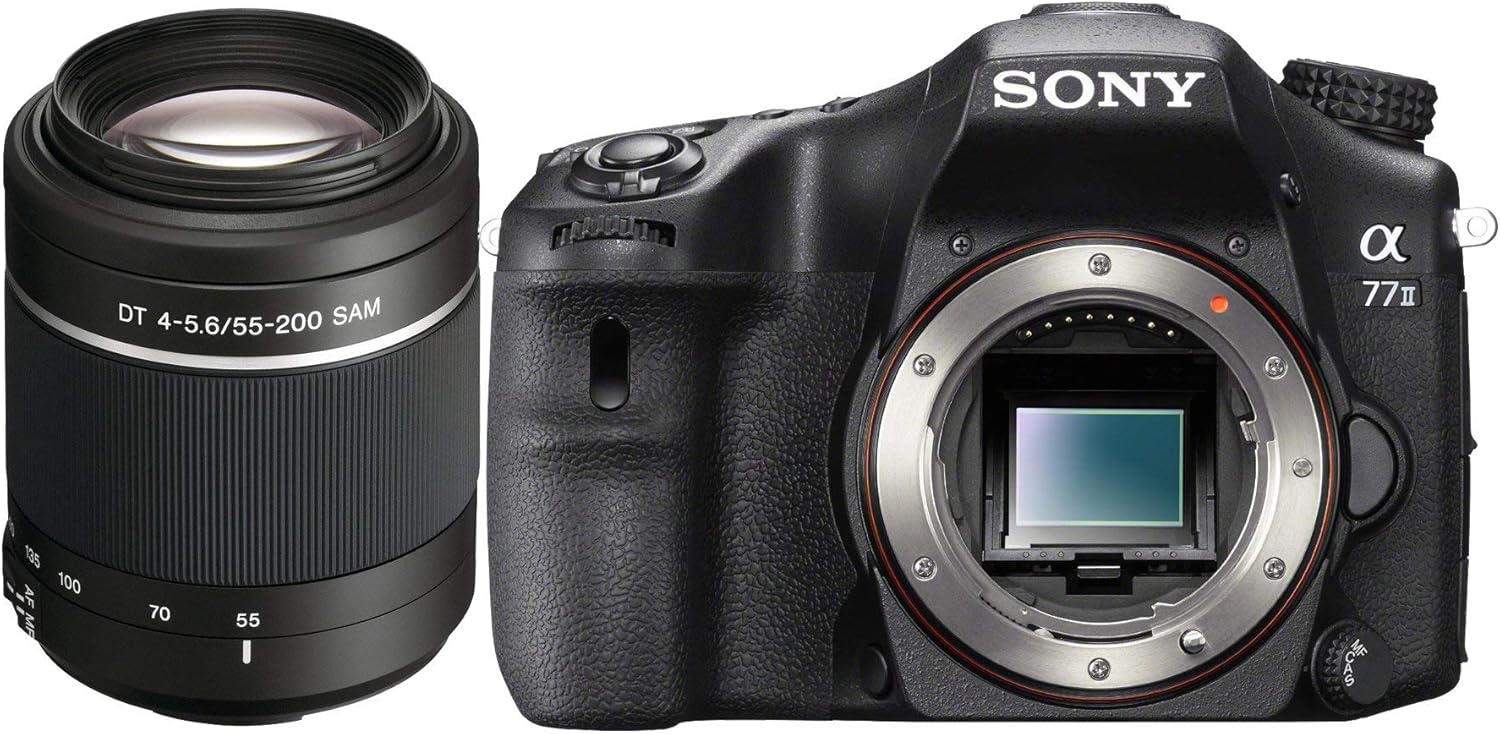 Amazon Com Sony 7 Ii Alpha 77 Ii Ilca 77m2 Body Bundle With Sony Sal5502 55 0mm Telephoto Zoom Lens Camera Photo