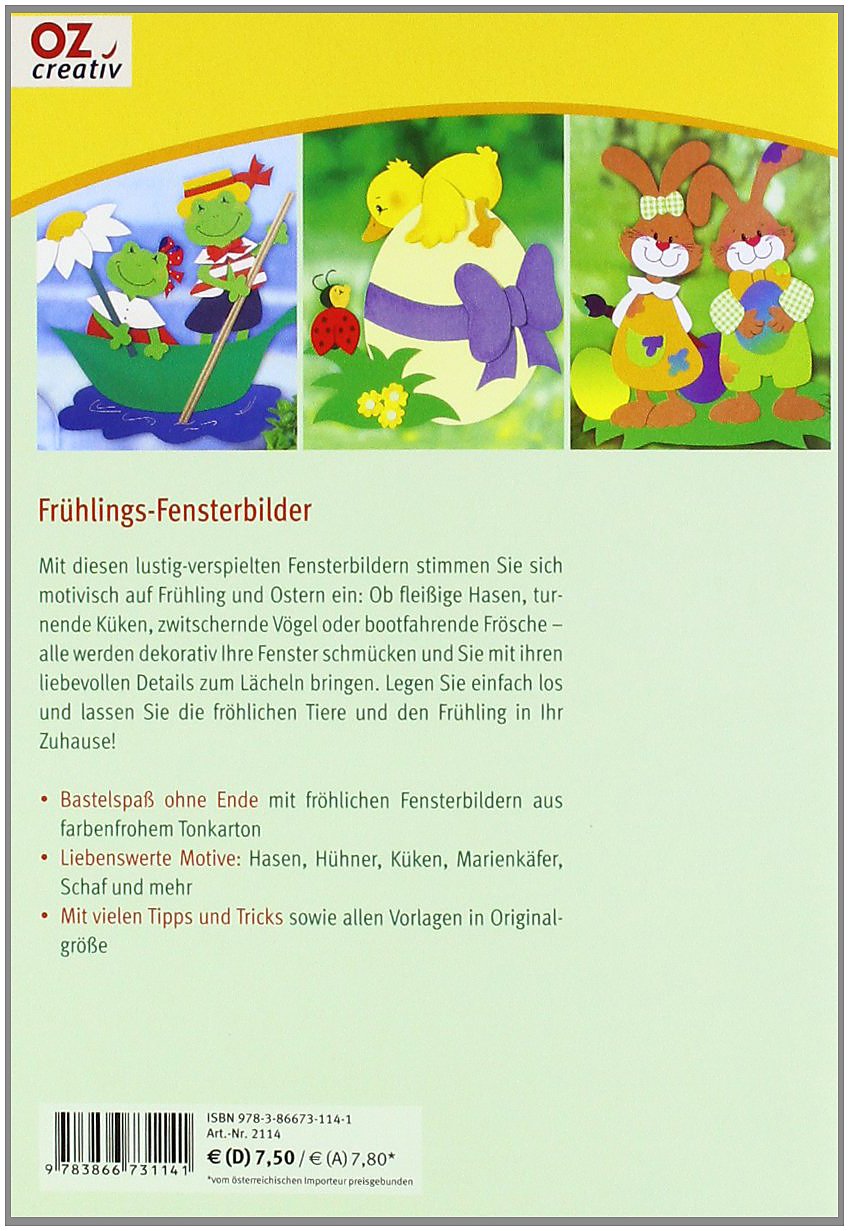 Endlich Wieder Fruhling Fensterbilder Fur Fruhjahr Ostern