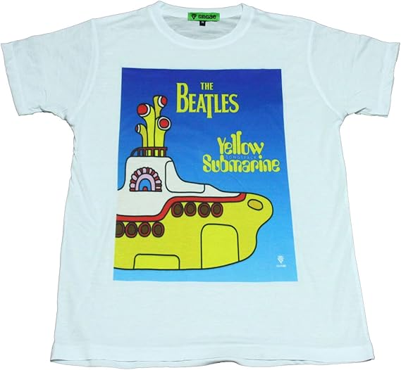 Amazon Gibgae プリントtシャツ ビートルズ イエローサブマリン メンズ 並行輸入品 Tシャツ カットソー 通販