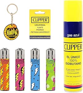 Clipper 4 Mecheros Encendedores Diversos Surtidos Bonitos ...