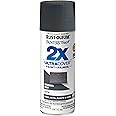 Rust-Oleum 350373 Painter's Touch 2X Ultra Cover Spray Paint, 12 oz, Satin Charcoal Gray