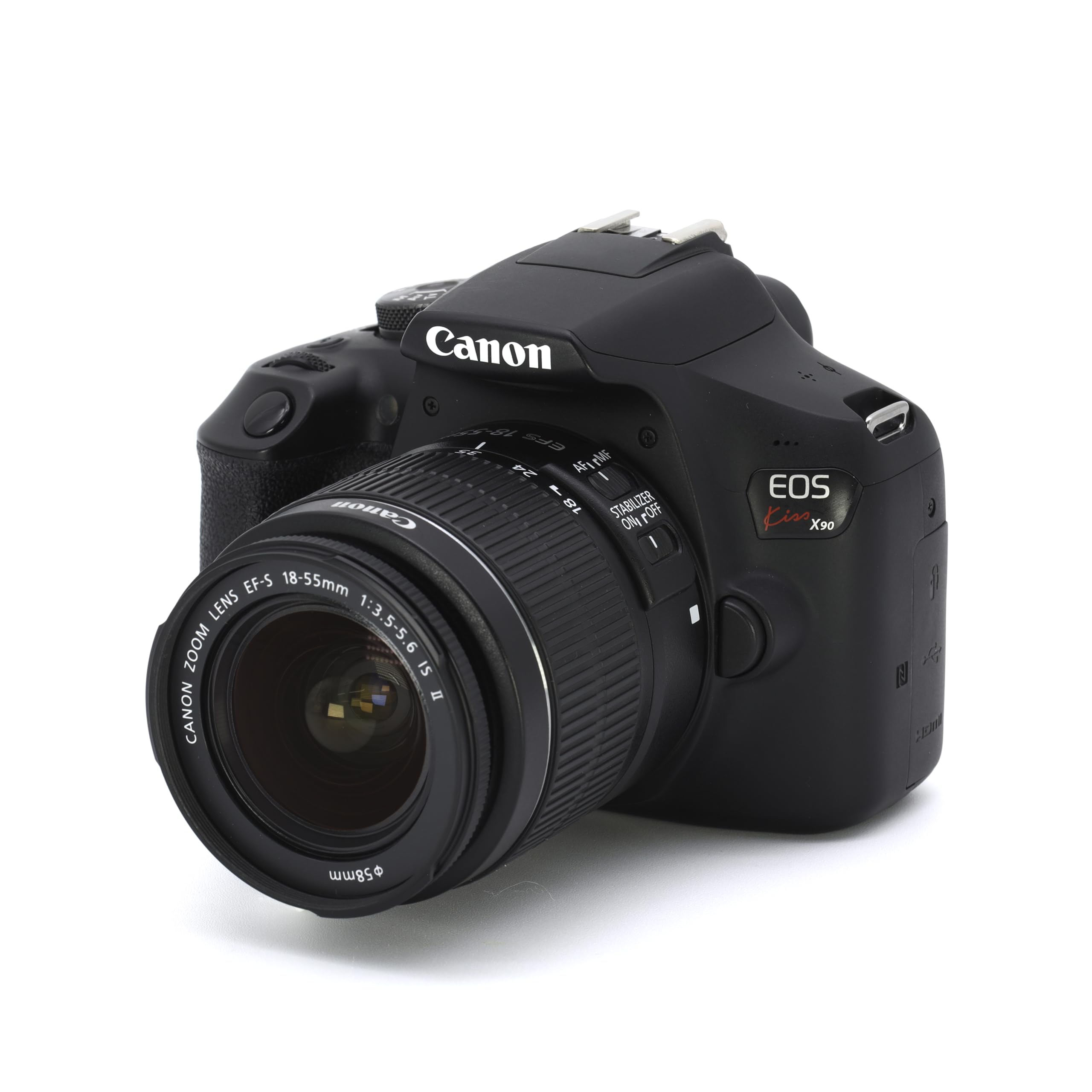 Canon デジタル一眼レフカメラ EOS Kiss X90 標準ズームキット EOSKISSX901855IS2LK商品画像