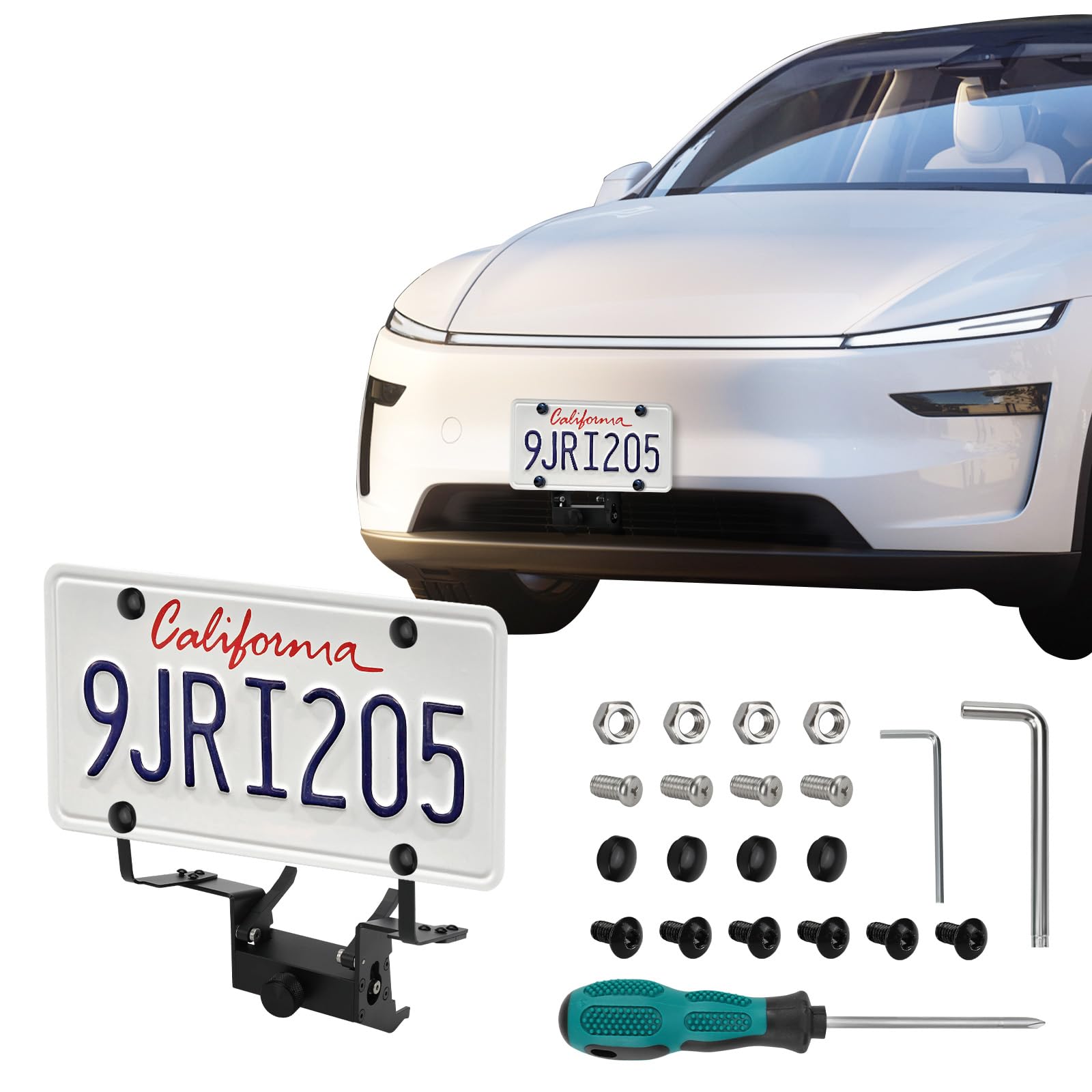 thumbnail image 2 of Laser Engraved Stainless Steel License Plate Frame For Tesla Model X (Rust-Free) 2 of 6