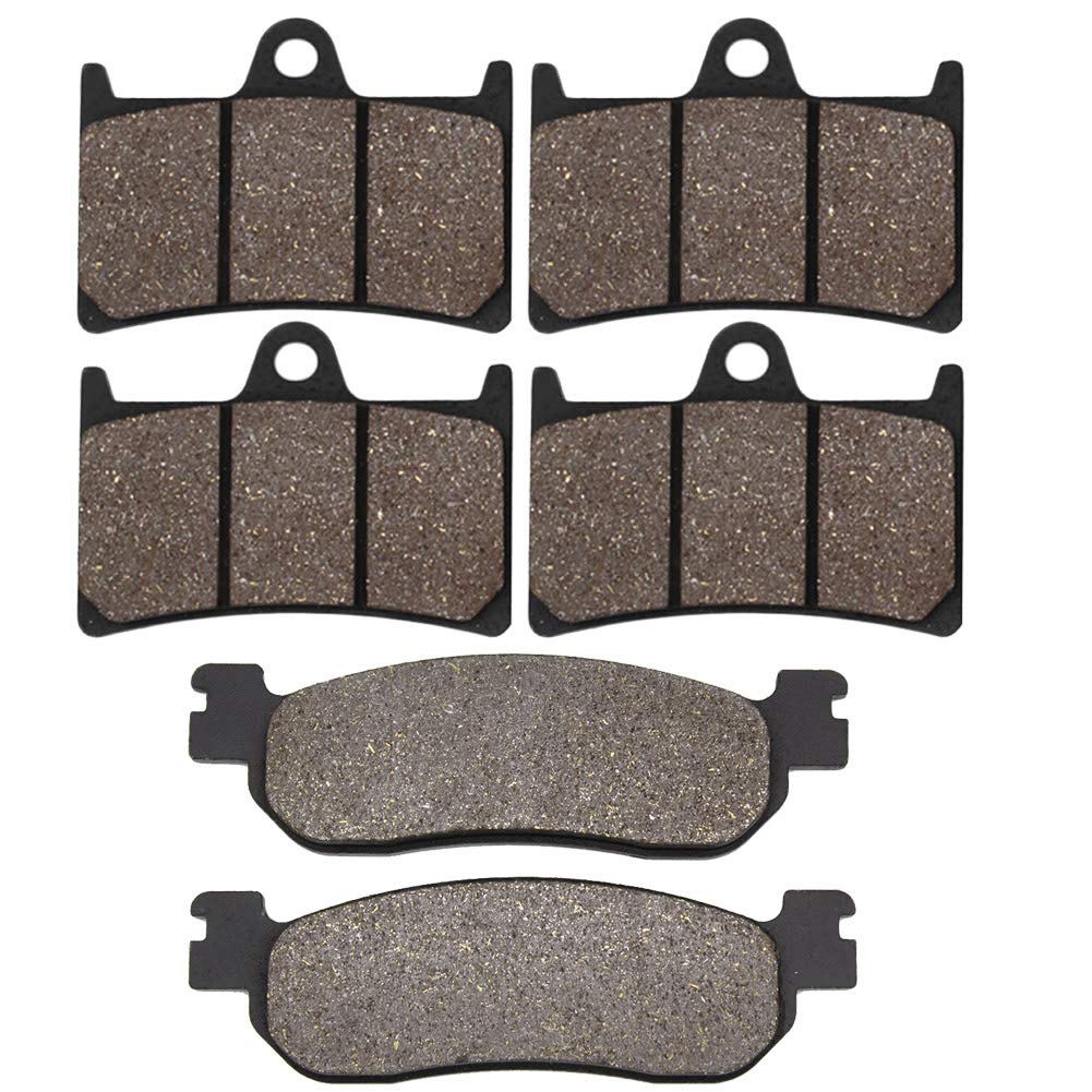 Cyleto Front and Rear Brake Pads for YAMAHA YZF600 YZF 600 R6 1999 2000 2001 2002 / YZF1000 R1 2002 2003