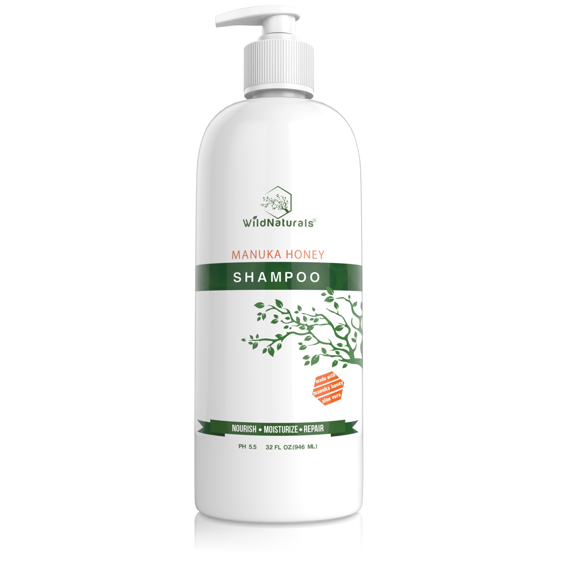 Buy Wild Naturals Sule Free Shampoo With Manuka Honey + Aloe Vera, For Hair Loss, Thinning