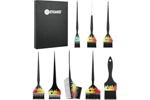 STYLANCE Hair Coloring Brush Set, Color Brush Tool kit -for Hair Styling Salon Home DIY Barber