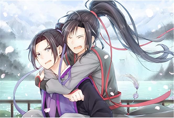 Amazon Co Jp 魔道祖師 アニメ木製ジグソーパズル 藍忘機 魏無羨 金凌 江澄 金光瑤 温宁 二つのサイズ 300ピース 380 260mm 500ピース 5 380mm 文房具 オフィス用品