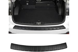 Hugeek Rear Bumper Protector for Subaru 2013-2018 Forester Car Accessories ABS Plastic Material Matte Black Resistant Trunk Door Entry Guards