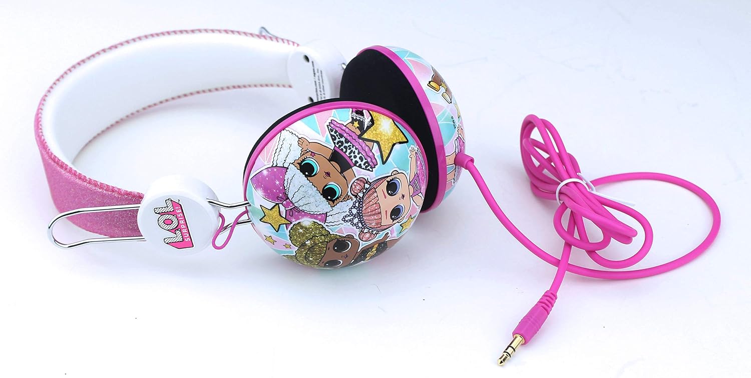 LOL Surprise OTL Technlogies Glitter Glam Tween Dome Wired Headphones for Children (Official Licensed Product) - Image 3