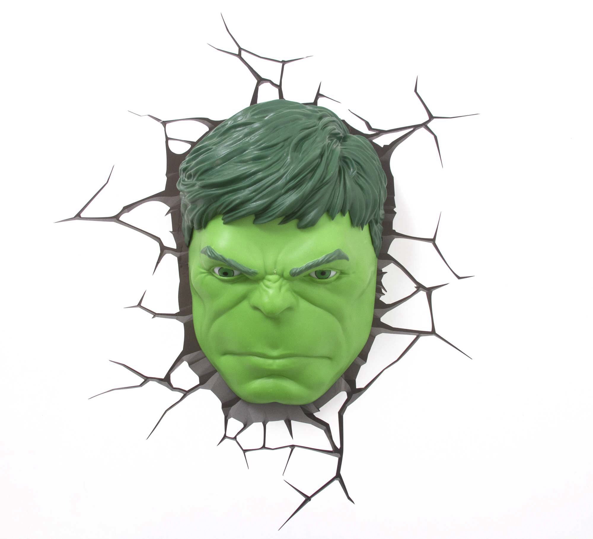 3DLightFX Marvel Avengers Hulk Face 3D Deco Light