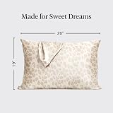Kitsch Satin Pillowcase with Zipper Leopard 48x66 cm Standard Size view 4