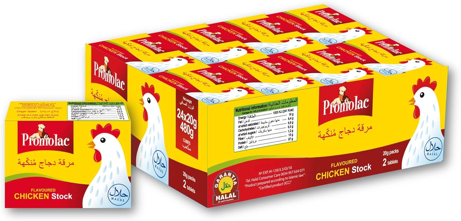 Promolac Chicken Stock Bouillon Cubes, 24 x 20 gm Buy Online at Best