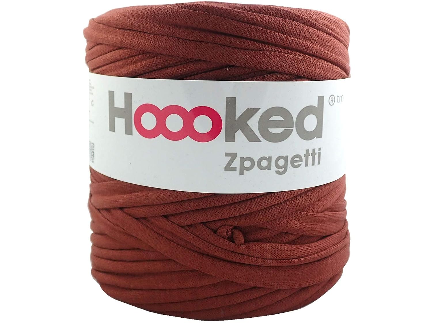 Hoooked Zpagetti T Shirt Garn Baumwolle 120 M 700 G Braun