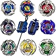 ASVEXKW Battling Set, Spinninning Top Burst Boy Combat Battling Game Set, Spinning & Launchers, Greats Birthday Gift for Boys, 8 Spinning Tops