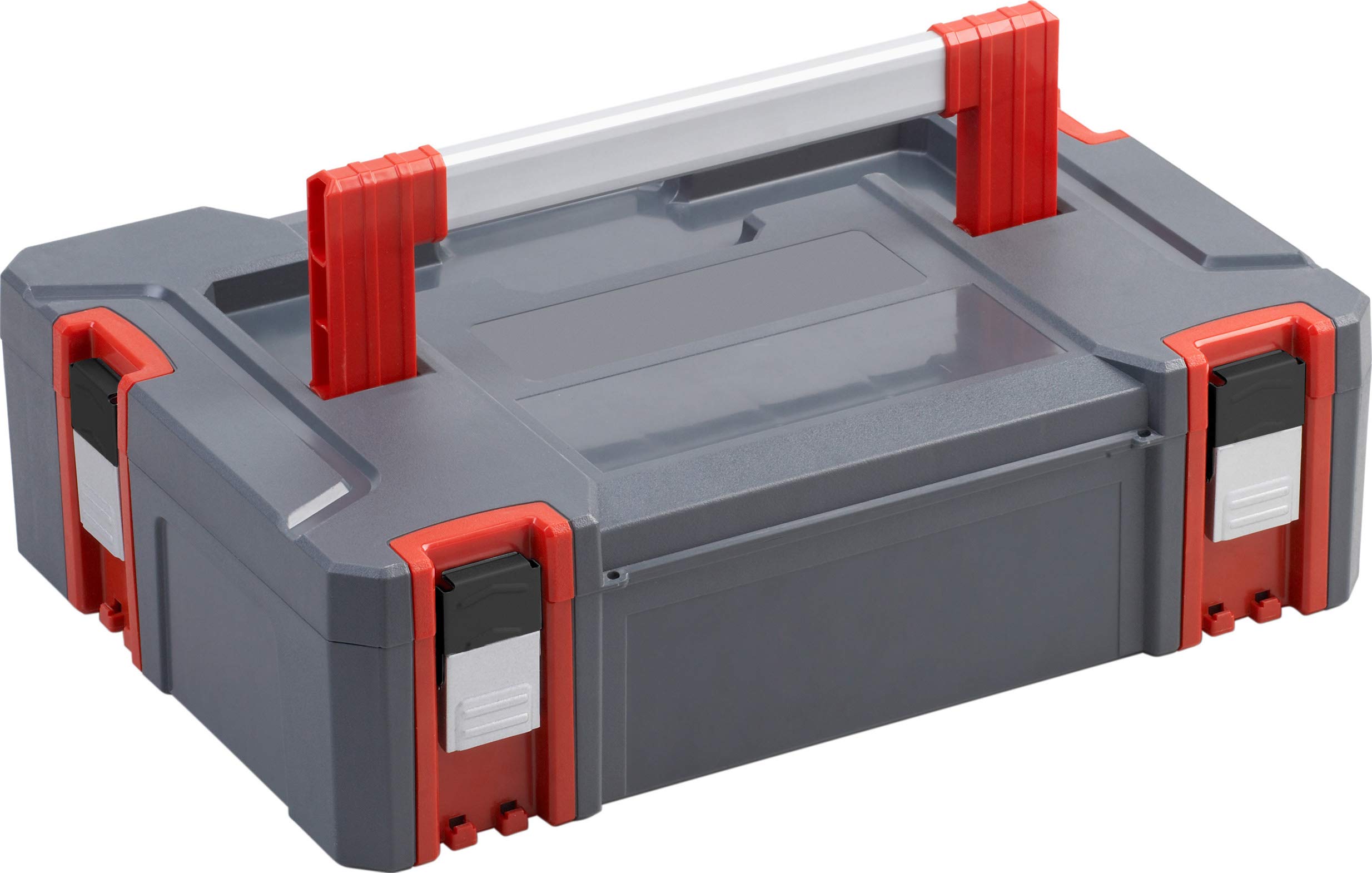 Connex COX566200 System Box Size S 17.5 Litre Volume 80 kg Load Capacity Individually Expandable System Stackable Robust Plastic Stacking Box Tool Box