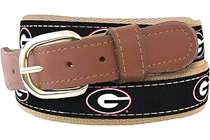ZEP-PRO NCAA Men's Collegiate Woven Ribbon Belt, Sizes 30-46
