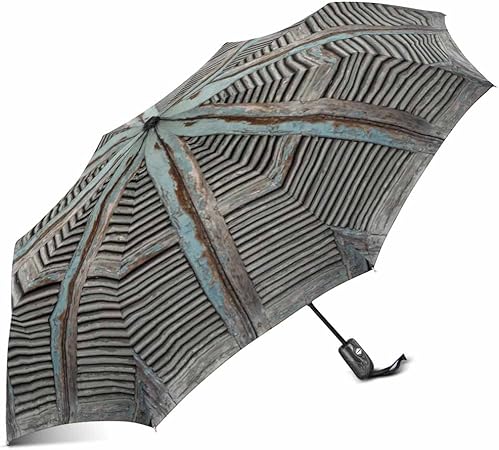 Amazon Com Interestprint Old Western Decor Collection Window Shutters Windproof Compact One Hand Auto Open And Close Folding Umbrella Rain Outdoor Unbreakable Travel Umbrella Garden Outdoor